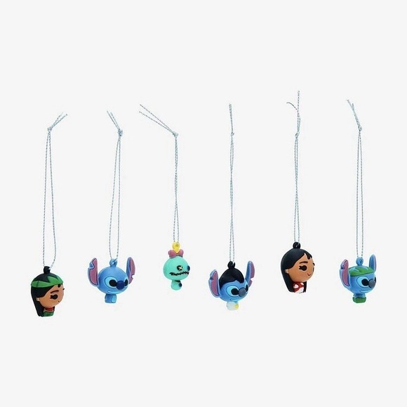 NEW Hallmark Disney's Lilo & Stitch Set Of 6 Mini Character Ornaments - Picture 4 of 5